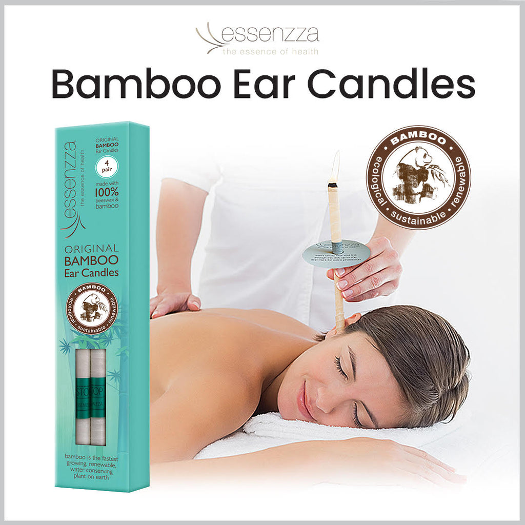 Essenzza Ear Candles 24 pairs Bamboo + 24 pairs Vegan