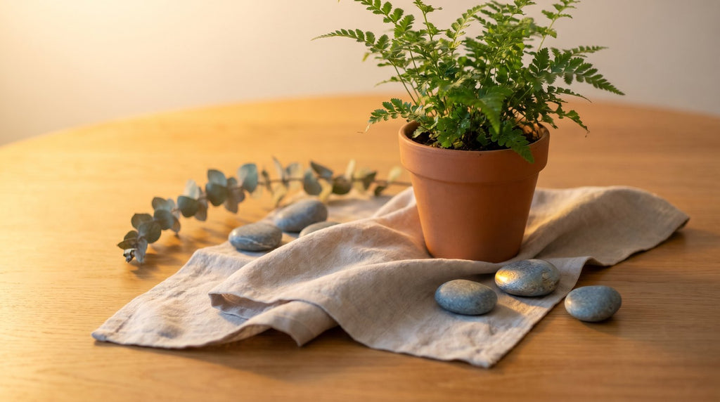Vegan ear candles by Essenzza — plant-friendly calming ritual still-life
