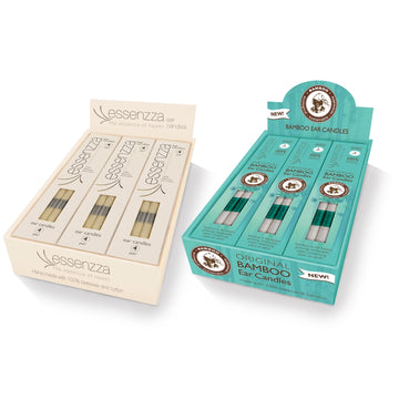 Essenzza ear candles value pack — 24 pairs Original plus 24 pairs Original Bamboo