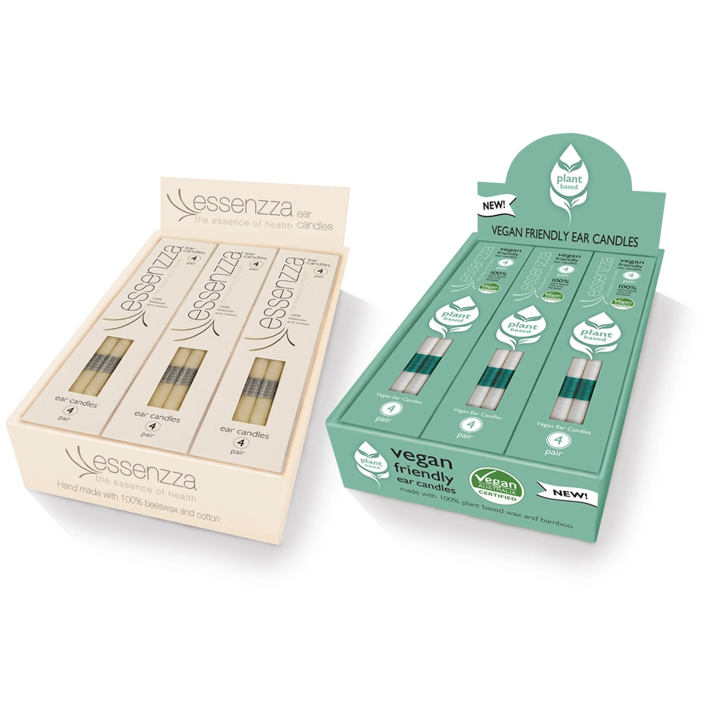 Essenzza Ear Candles 24 pairs Original  + 24 pairs Vegan
